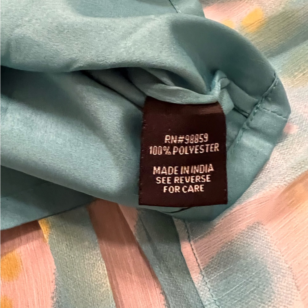 W118 By Walter Baker Dress Julissa paint dash dress NWT Y2K large teal green - Picture 14 of 16